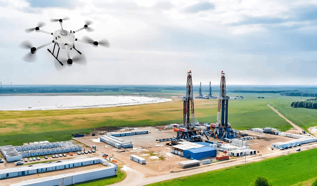 A Hydrogen-powered UAV Jointly Launched by Shenkai and Hanhydrogen Power (Zhuhai) Technology Co., Ltd. (Hanhydrogen) Completed Its Inspection and Test Flight Tasks in a Domestic Oilfield