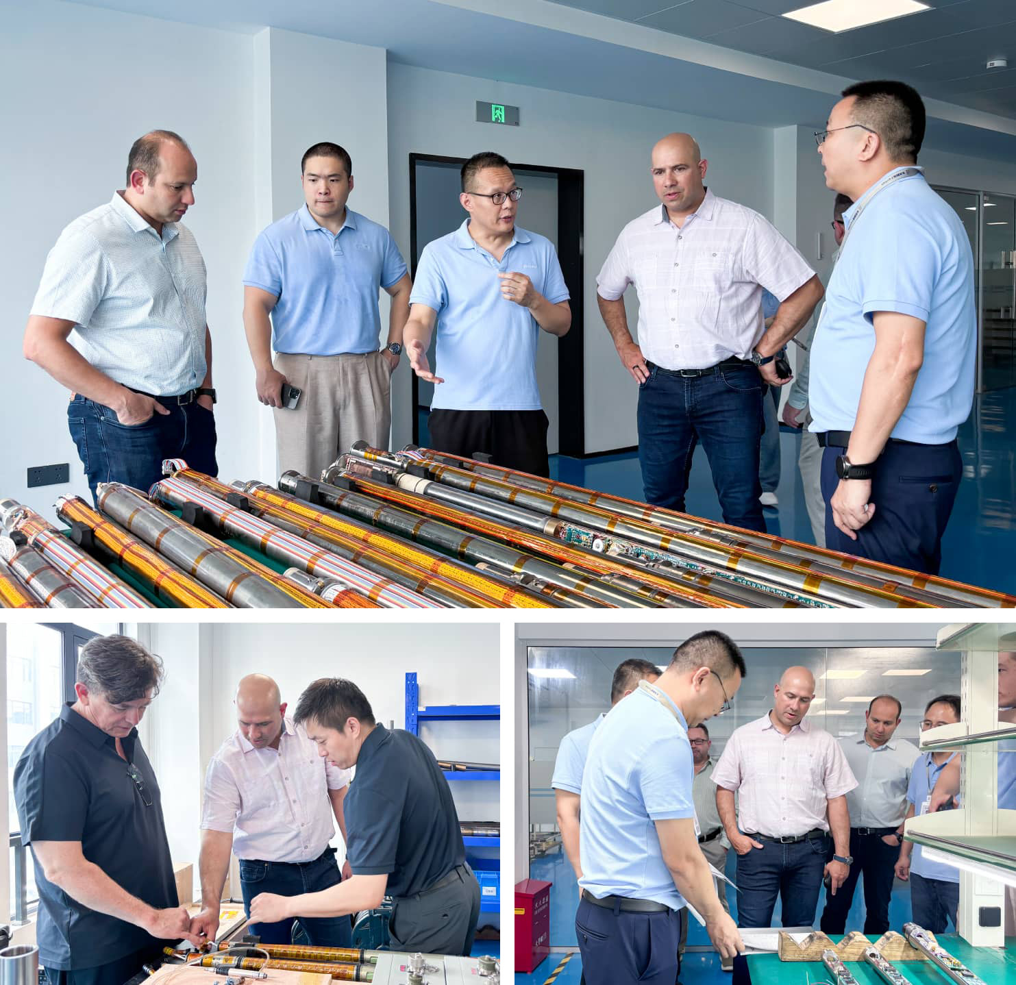 链接全球 共话未来｜哈里伯顿全球高管代表团莅临神开丰禾参观交流(图2)